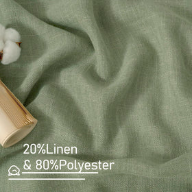 LAMIT linen textured fabric close-up showing natural weave and character
