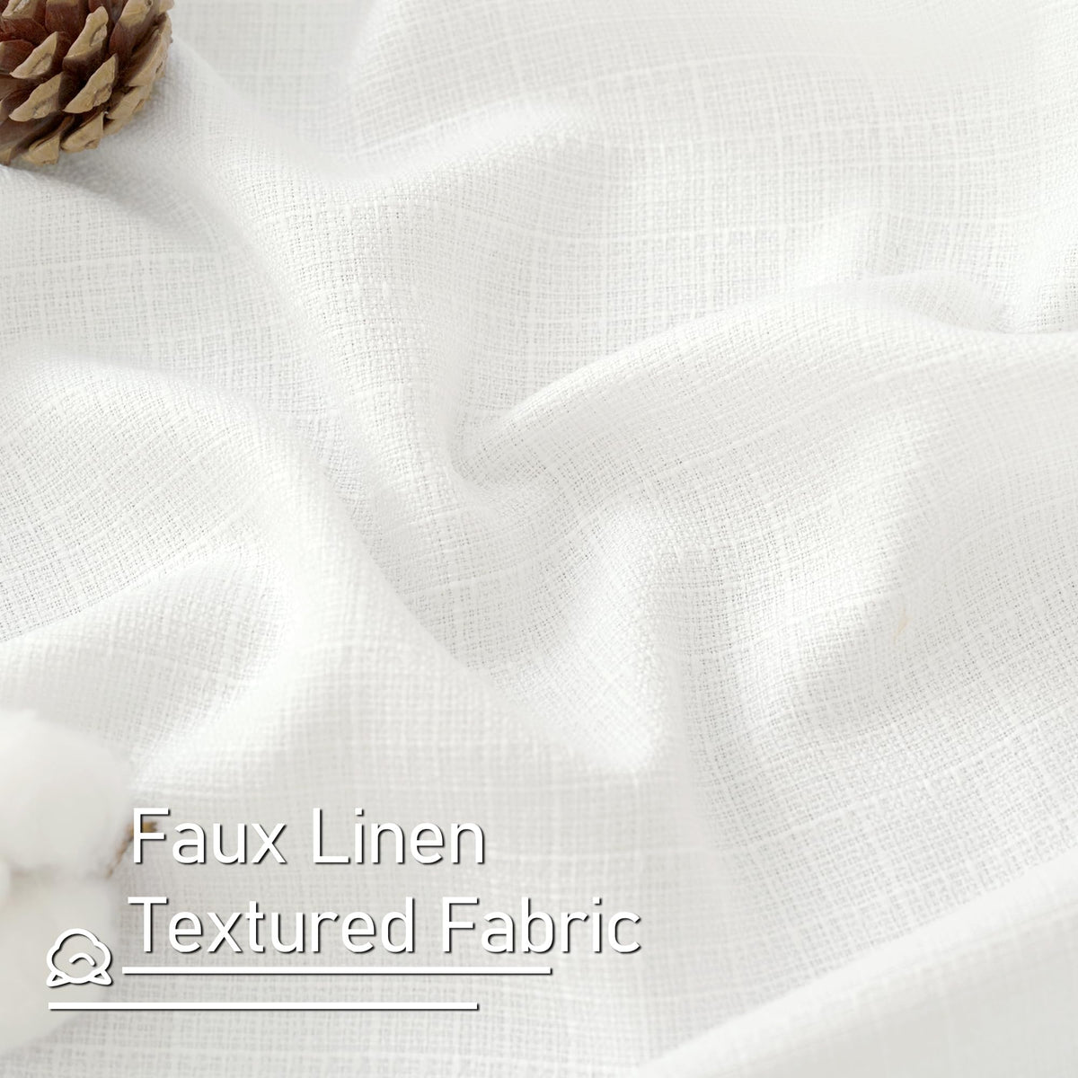 LAMIT light-filtering curtains diffuse sunlight while preserving privacy.