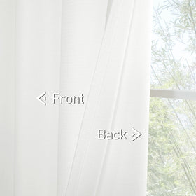 LAMIT linen-textured drapes add depth and casual elegance to any room.
