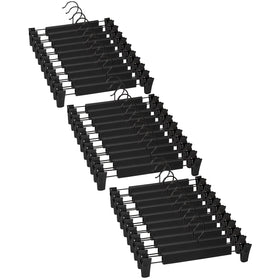 Lamitocs skirt hangers with adjustable clips safeguard fabrics and organize wardrobes.