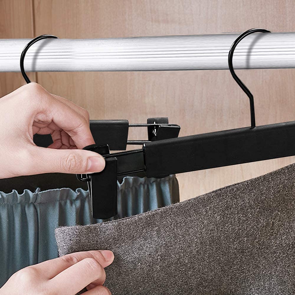 Lamitocs space-saving slim design hangers maximize closet capacity.