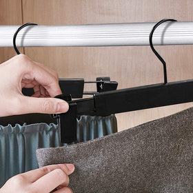 Lamitocs space-saving slim design hangers maximize closet capacity.
