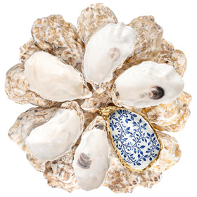 LAMIVORA concave oyster shell closeup showing natural curves for decoupage