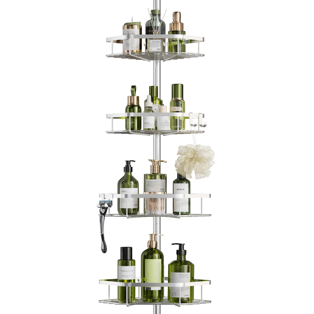 LAMU rust-resistant caddy enduring daily moisture in shower