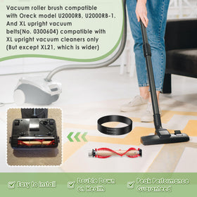 Landhoow durable-brush-roll supports thorough dust and pet dander removal