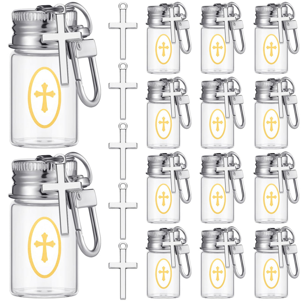 Landical holy water bottle keychain compact 7ml for on-the-go blessings