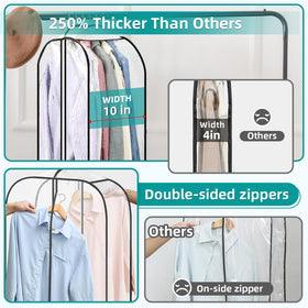LANDNEOO double-sided zipper design enables easy access from front and back.