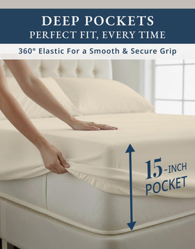 Lane Linen 100 percent Egyptian cotton sheets for premium softness