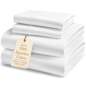 Lane Linen Alpine Frost king fitted sheet with deep pockets for secure mattress fit