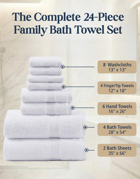 Lane Linen bath sheets 35x66 in white displayed flat for luxury feel