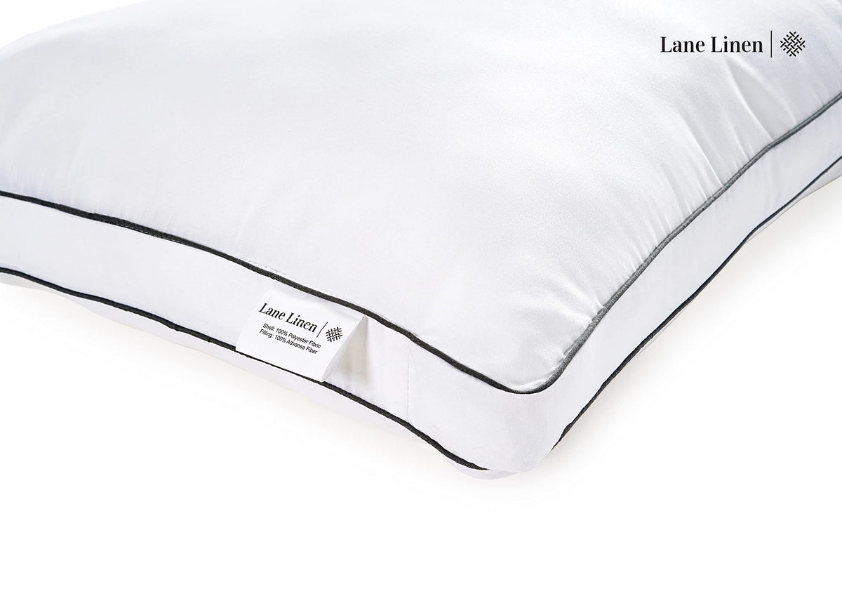 LANE LINEN Advansa Aerelle filling provides plush yet supportive loft.