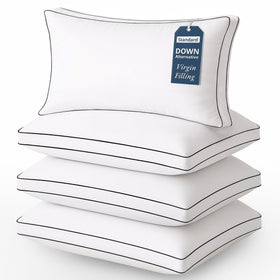Lane Linen 20x26 four-pack front view for uniform bedroom comfort
