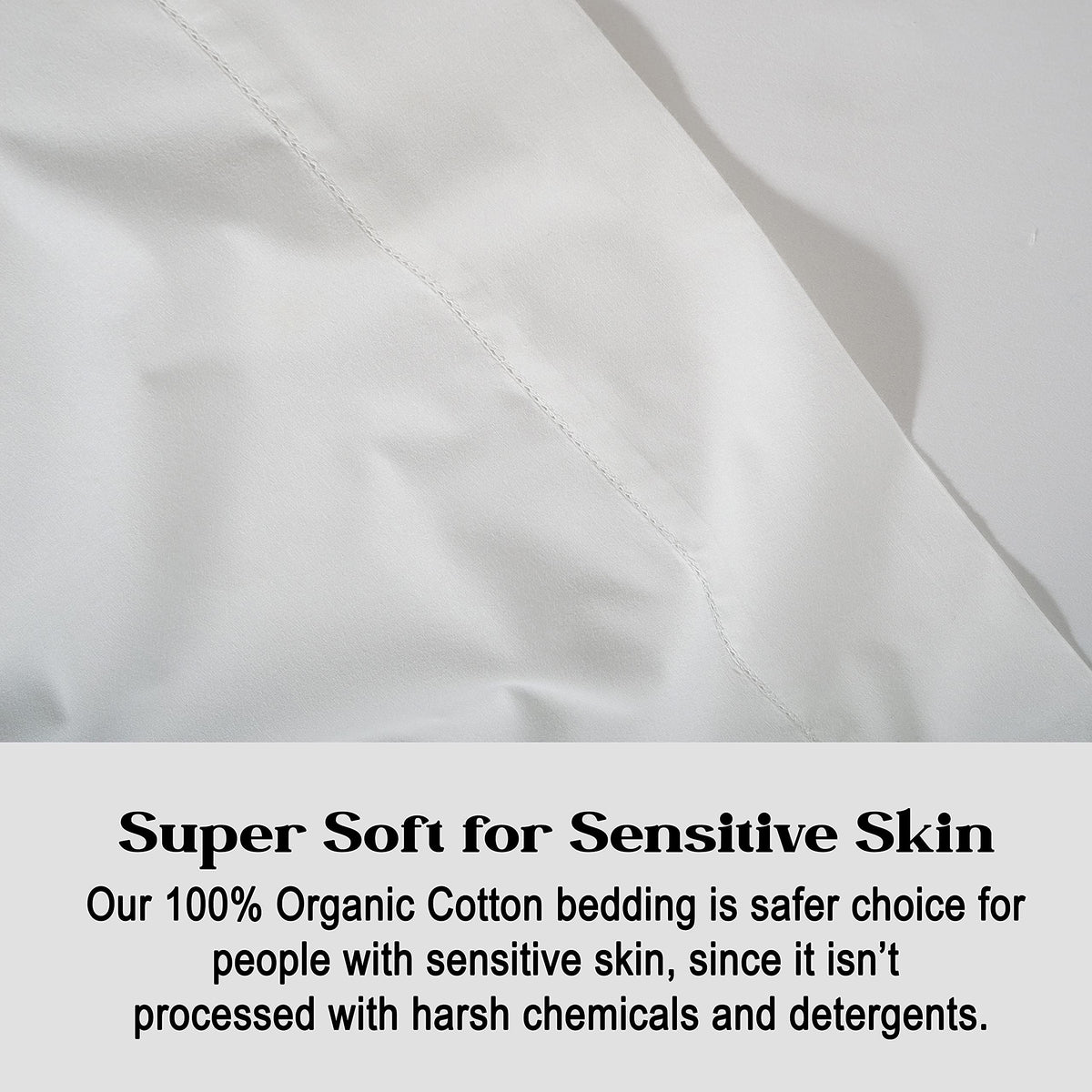 LANE LINEN breathable sheets help regulate temperature at night