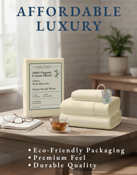 Lane Linen care label indicates machine wash and tumble dry suitability.