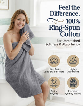 Lane Linen close-up shows plush loops for everyday luxury and comfort.