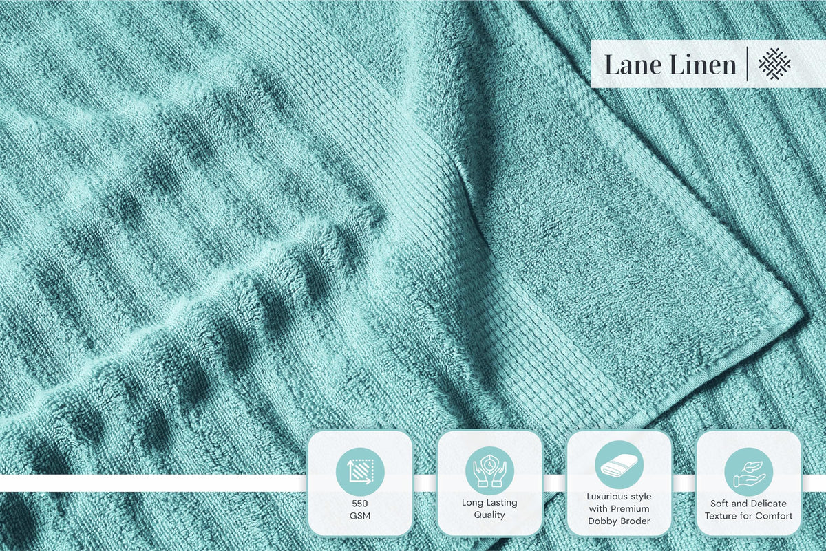 Lane Linen cotton washcloths; gentle on skin and easy to launder