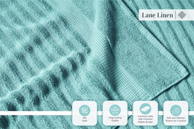 Lane Linen cotton washcloths; gentle on skin and easy to launder