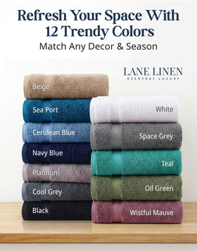 Lane Linen care guide illustration previews easy washing and drying.