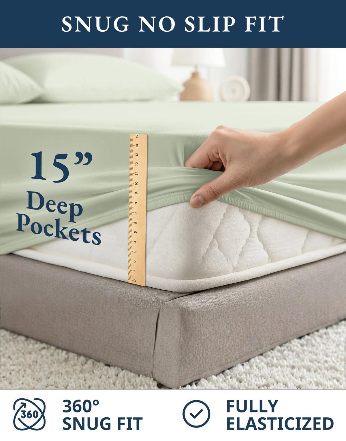 Lane Linen durable stitching edge detail signals long-lasting construction