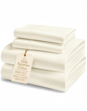 Lane Linen queen fitted sheet with 15-inch deep pocket for a secure fit