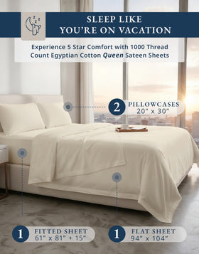 Lane Linen queen flat sheet 94x104 provides smooth coverage