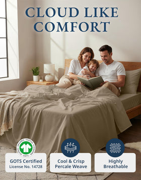 Lane Linen flat sheet in queen size offers generous coverage.