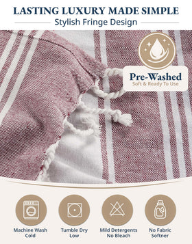 LANE LINEN gift-worthy towel set with hotel spa-grade softness.