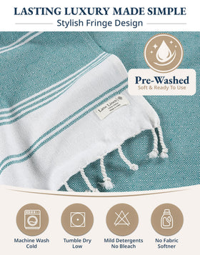 LANE LINEN gift-ready towel: durable, spa-soft quality perfect for gifting.