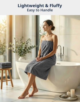 Lane Linen hand towels 16x28 grey folded for quick dry convenience.