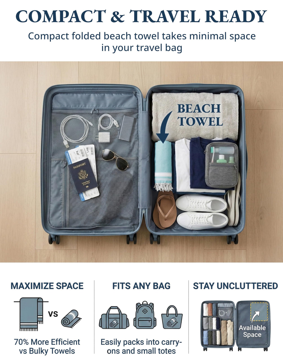 Lane Linen hotel-spa-soft towel for luxurious beach comfort