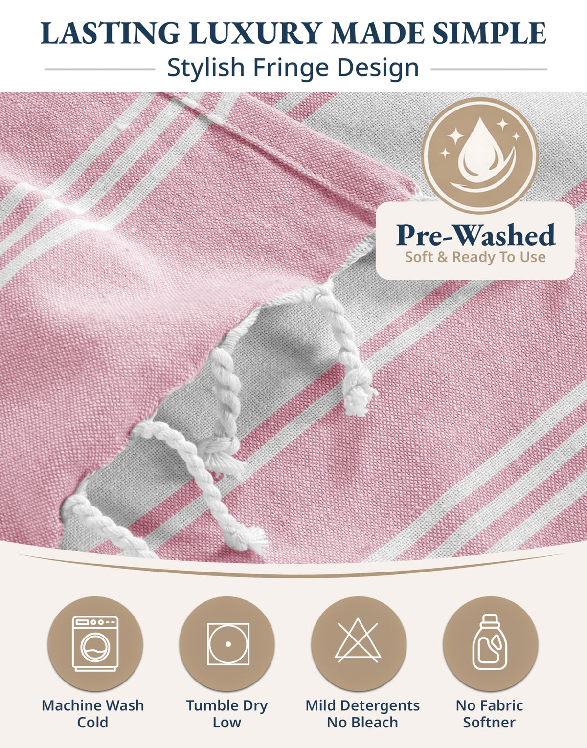 Lane Linen hotel spa-soft towel conveys luxury at home or away