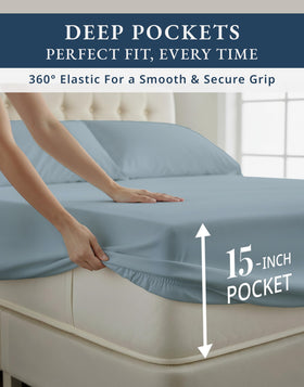 Lane Linen hotel-style bedroom setup conveying luxe comfort.