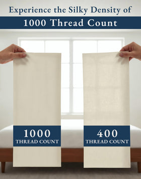 LANE LINEN king flat sheet in ivory drapes generously over the mattress.