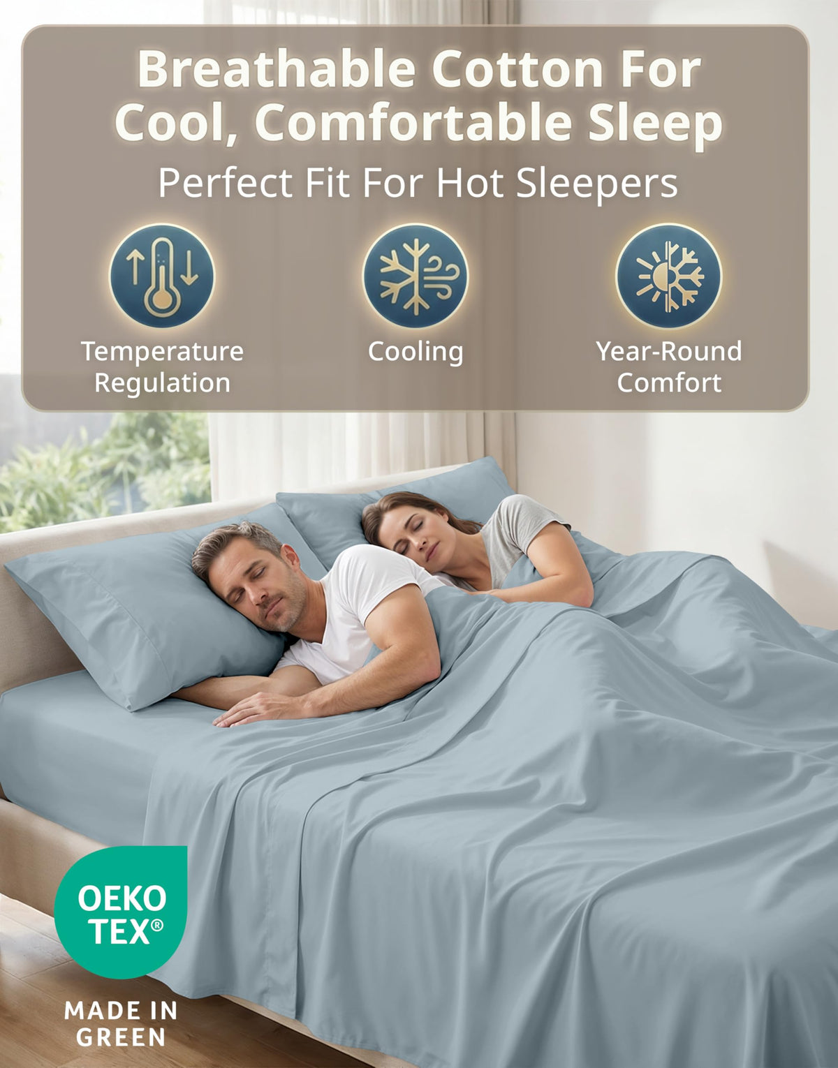 Lane Linen king pillowcases 20x36 complement a king bed