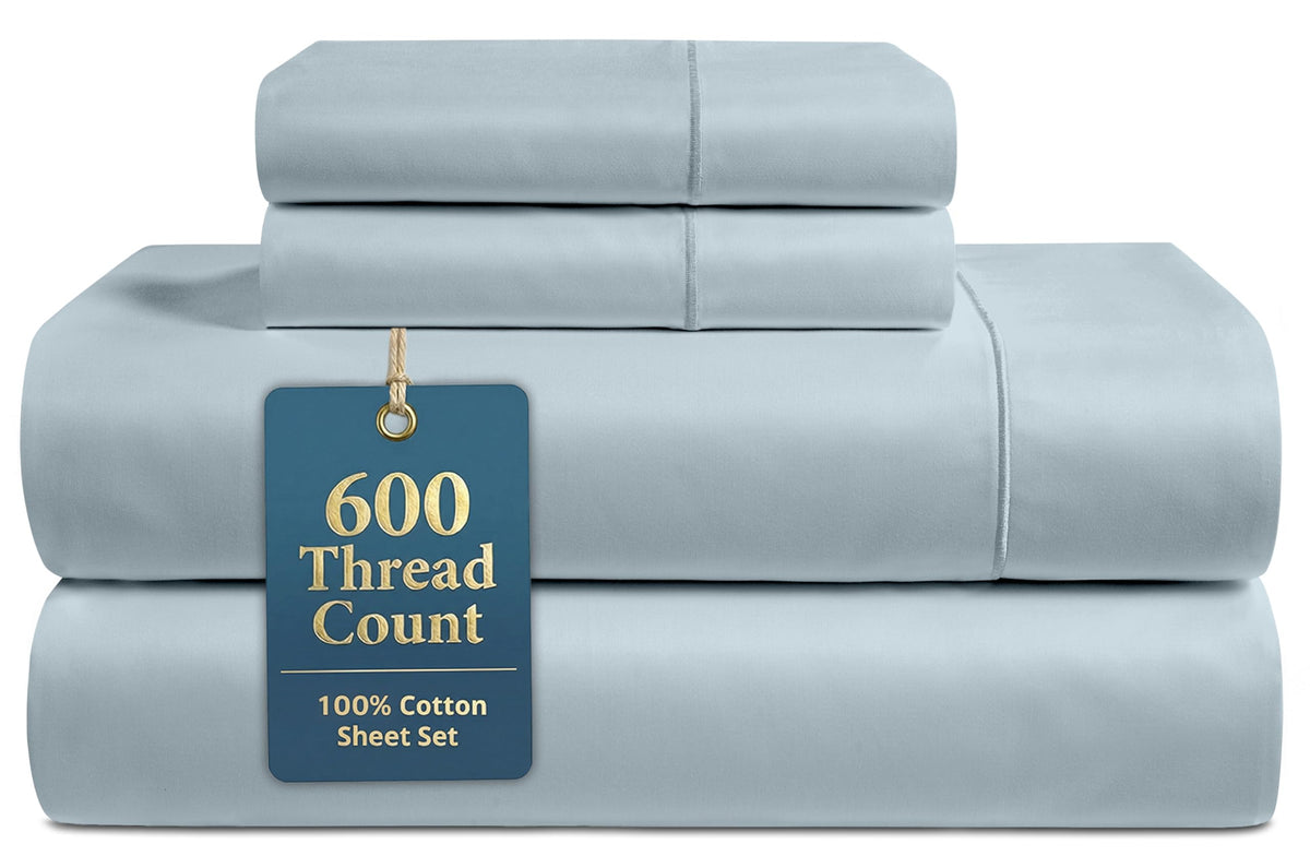 Lane Linen king sheets with silky sateen finish for luxurious comfort