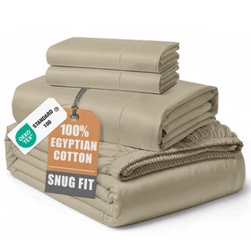 LANE LINEN king sheets in silky sateen offer hotel-grade softness for restful nights.