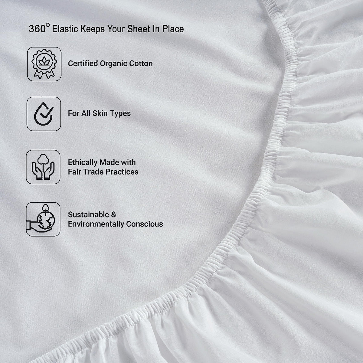 LANE LINEN OEKO-TEX certified organic cotton label