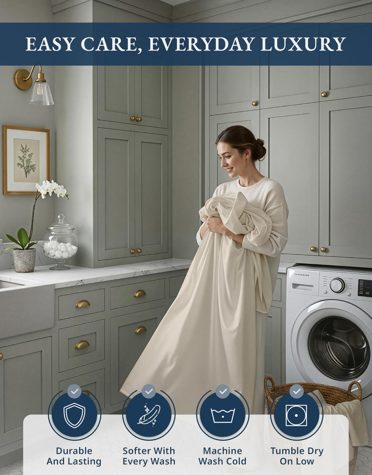 Lane Linen OEKO-TEX certified sheets for safe, sustainable sleep