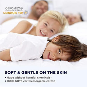 Lane Linen OEKO-TEX certified pillowcase for safety.