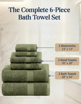Lane Linen oil-green washcloth 13x13 inches for gentle cleansing.