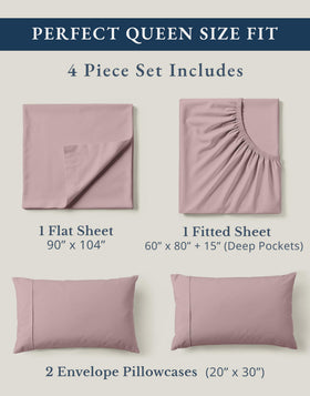 LANE LINEN organic cotton percale weave enhances breathability.