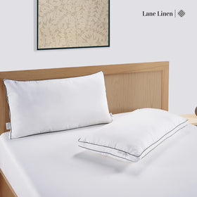 LANE LINEN down-alternative fill delivers plush cushioning