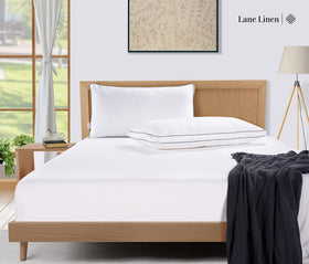 LANE LINEN micro-peached cover close-up for silky, breathable feel
