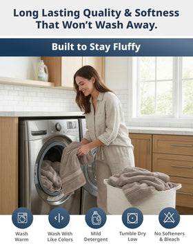 Lane Linen platinum color complements modern bathrooms and decor.