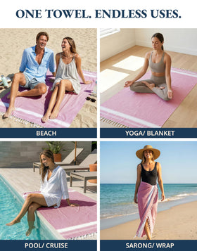 Lane Linen pre-washed soft towel ready for immediate comfort