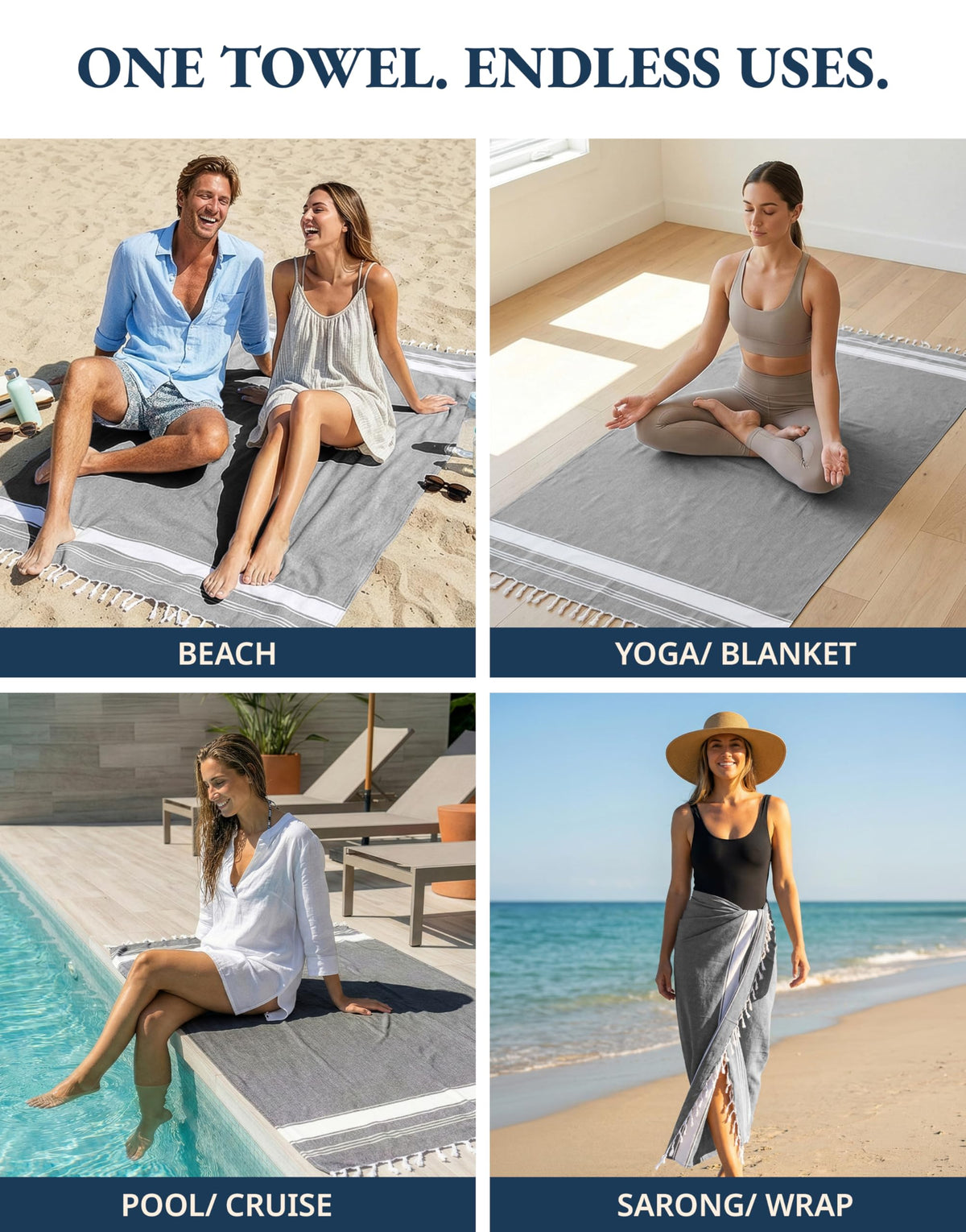 Lane Linen pre-washed towels preventing shrinkage for long-lasting fit