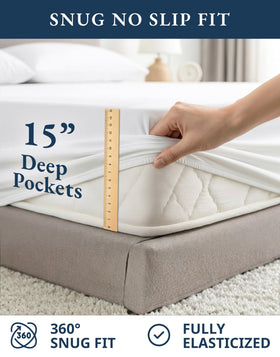 LANE LINEN queen flat sheet spread wide across a bed
