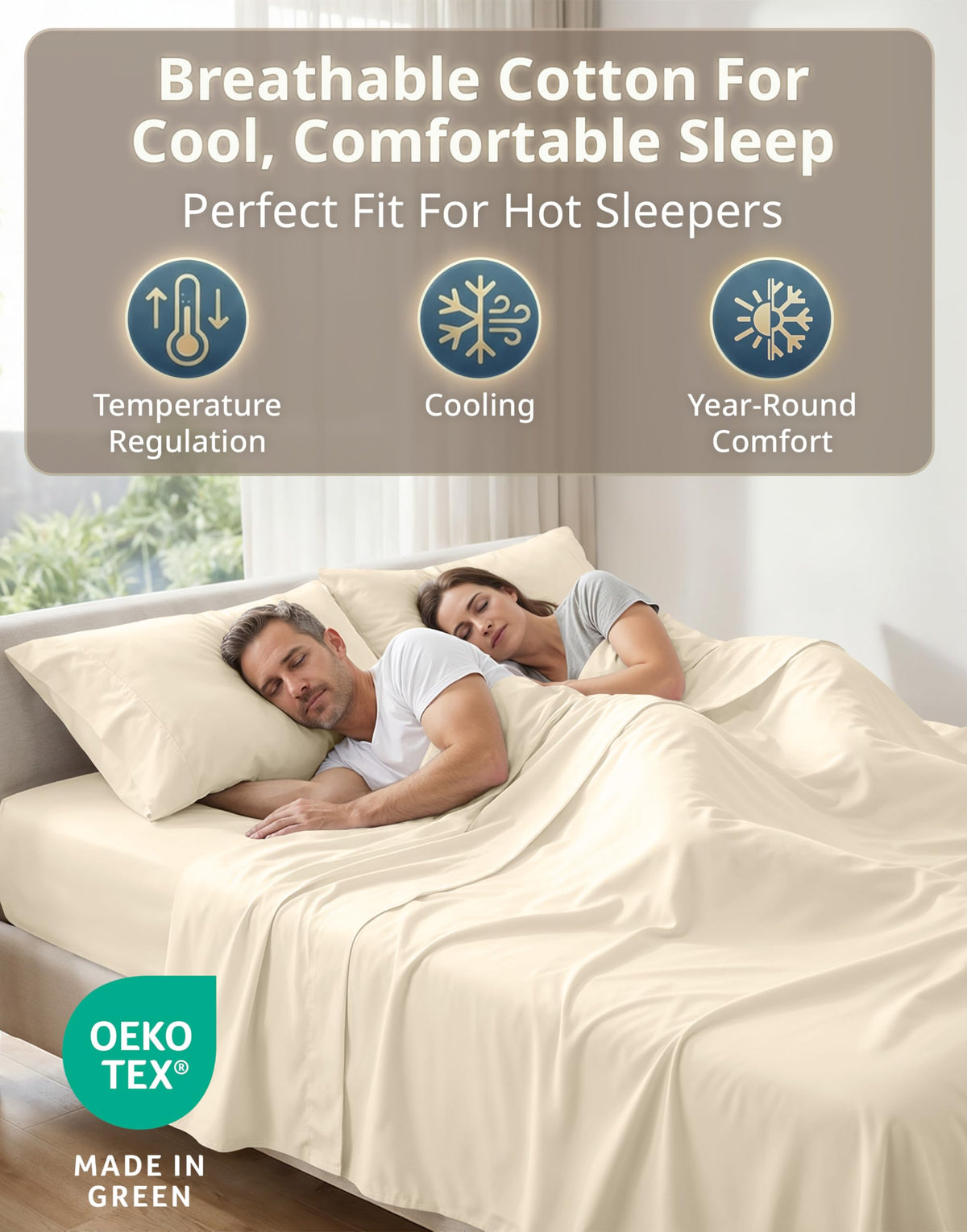 Lane Linen queen pillowcases 20x30 pair add hotel-like finish.