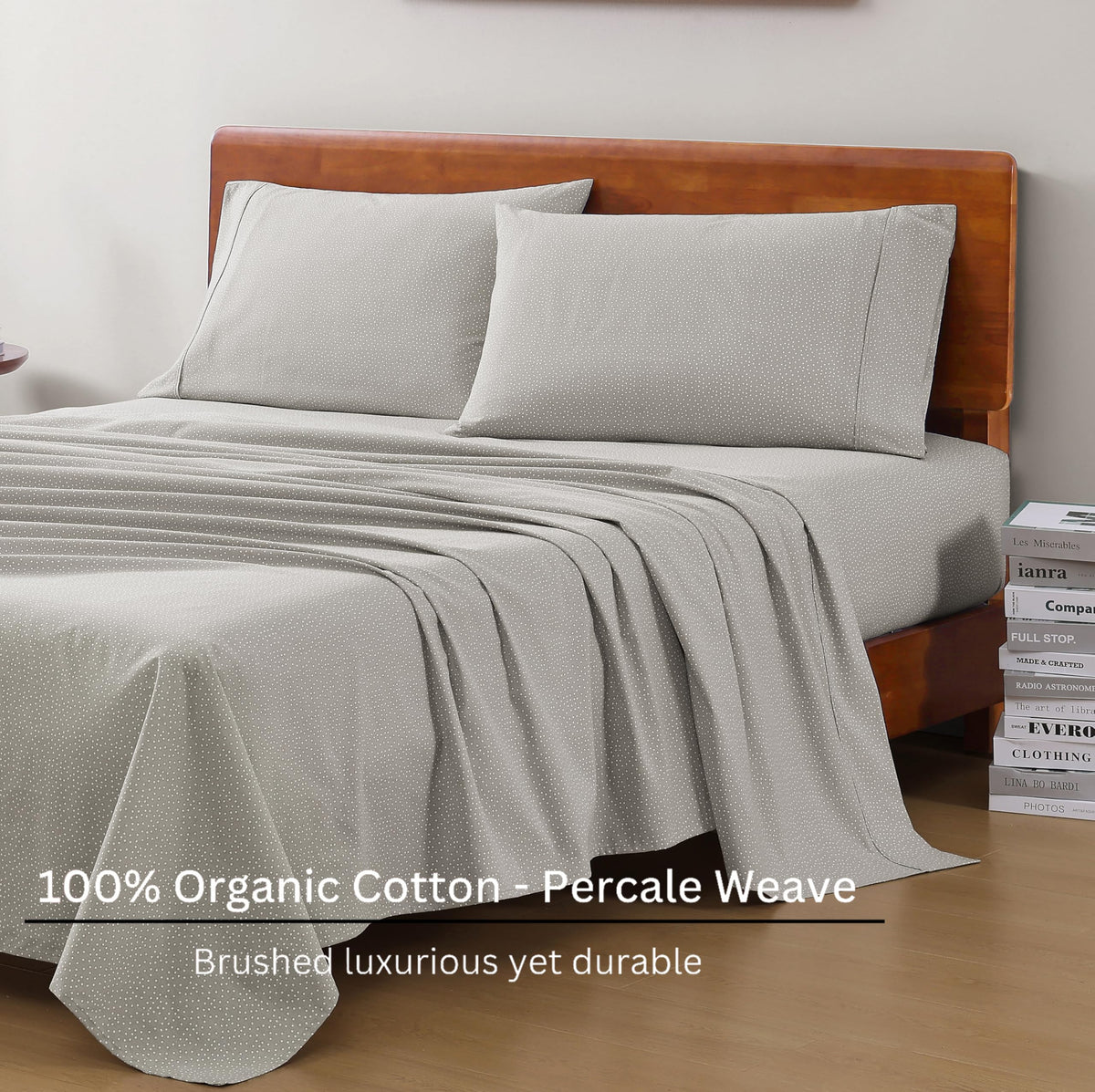 Lane Linen pillowcases Snowdrop pair demonstrates smooth sleep-ready surface durable for daily use.