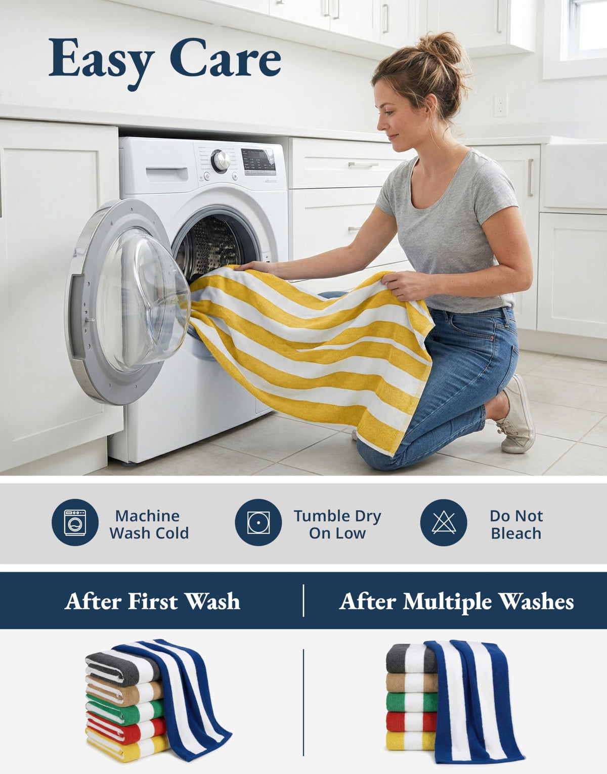 LANE LINEN resort towel high-absorbency for poolside lounging and spa days.